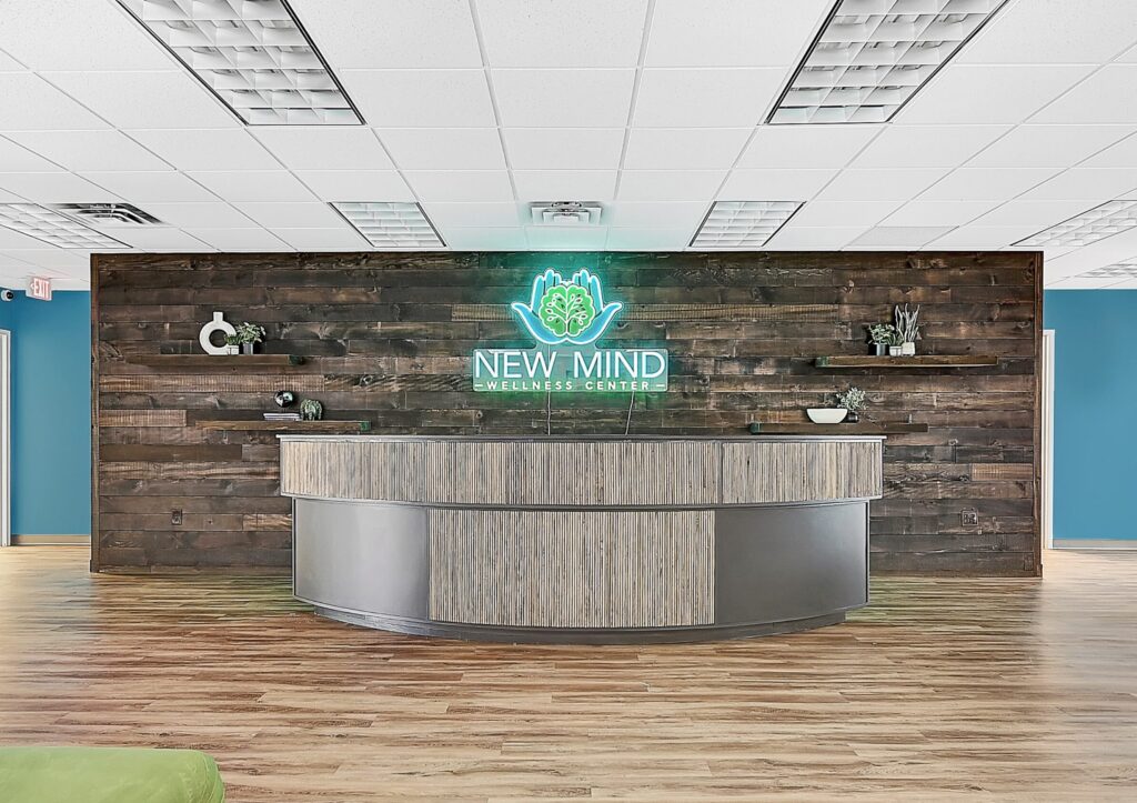 front desk at new mind wellness in philadelphia